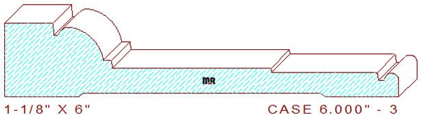 Door/Window Casing 6" - 3 Door/Window Casing 6" - 3