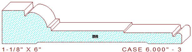 Door/Window Casing 6" - 3 