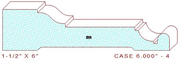 Door/Window Casing 6" - 4 Door/Window Casing 6" - 4