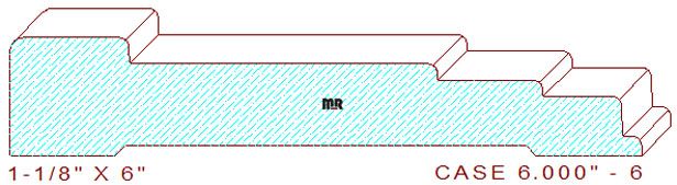 Door/Window Casing 6" - 6