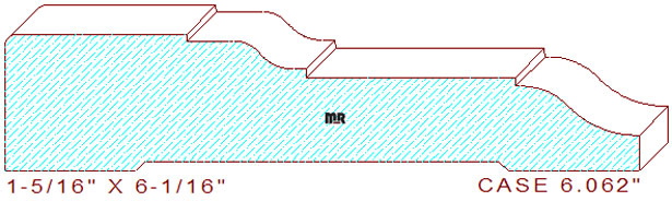 Door/Window Casing 6-1/16" Door/Window Casing 6-1/16"