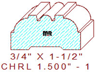 Chair Rail 1-1/2" - 1 Chair Rail 1-1/2" - 1