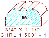 Chair Rail 1-1/2" - 1