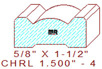 Chair Rail 1-1/2" - 4