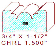 Chair Rail 1-1/2" Chair Rail 1-1/2"