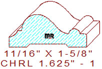 Chair Rail 1-5/8" - 1
