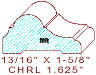 Chair Rail 1-5/8" Chair Rail 1-5/8"