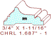 Chair Rail 1-11/16" - 1