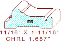 Chair Rail 1-11/16"