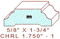 Chair Rail 1-3/4" - 1 Chair Rail 1-3/4" - 1