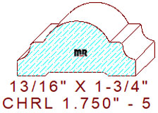 Chair Rail 1-3/4" - 5