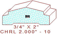 Chair Rail 2" - 10