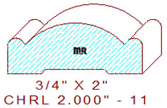 Chair Rail 2" - 11