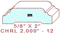 Chair Rail 2" - 12