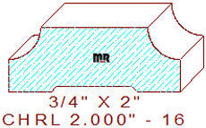 Chair Rail 2" - 16