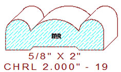 Chair Rail 2" - 19