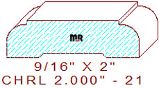 Chair Rail 2" - 21