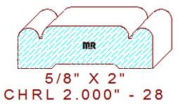 Chair Rail 2" - 28