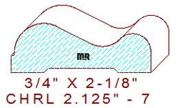 Chair Rail 2-1/8" - 7