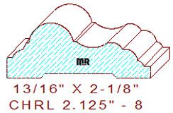 Chair Rail 2-1/8" - 8 Chair Rail 2-1/8" - 8