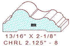 Chair Rail 2-1/8" - 8