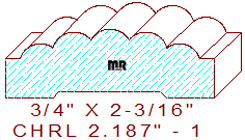 Chair Rail 2-3/16" - 1 Chair Rail 2-3/16" - 1