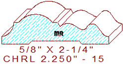 Chair Rail 2-1/4" - 15 Chair Rail 2-1/4" - 15