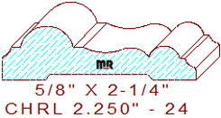 Chair Rail 2-1/4" - 24 Chair Rail 2-1/4" - 24
