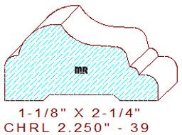 Chair Rail 2-1/4" - 39