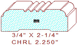 Chair Rail 2-1/4" Chair Rail 2-1/4"