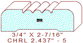 Chair Rail 2-7/16" - 5 Chair Rail 2-7/16" - 5