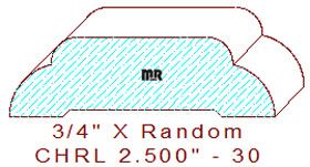 Chair Rail 2-1/2" - 30