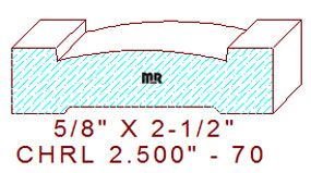 Chair Rail 2-1/2" - 70 Chair Rail 2-1/2" - 70