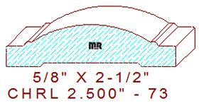 Chair Rail 2-1/2" - 73