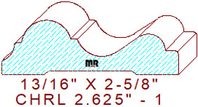 Chair Rail 2-5/8" - 1