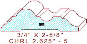 Chair Rail 2-5/8" - 5