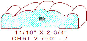 Chair Rail 2-3/4" - 7 Chair Rail 2-3/4" - 7