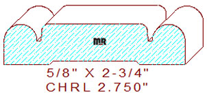 Chair Rail 2-3/4" Chair Rail 2-3/4"
