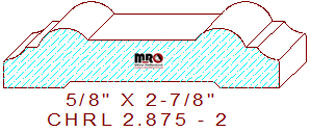 Chair Rail 2-7/8" - 2