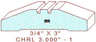 Chair Rail 3" - 1