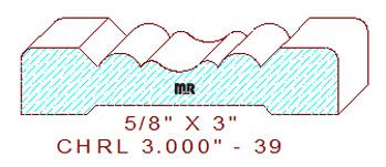 Chair Rail 3" - 39