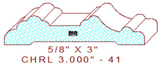 Chair Rail 3" - 41