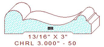 Chair Rail 3" - 50