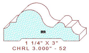 Chair Rail 3" - 52