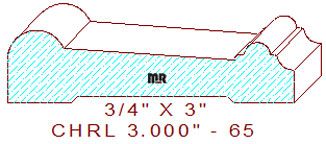 Chair Rail 3" - 65