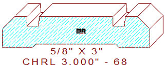 Chair Rail 3" - 68 Chair Rail 3" - 68