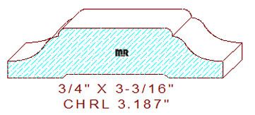 Chair Rail 3-3/16" Chair Rail 3-3/16"