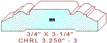 Chair Rail 3-1/4" - 3