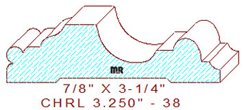 Chair Rail 3-1/4" - 38