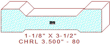 Chair Rail 3-1/2" - 80 Chair Rail 3-1/2" - 80